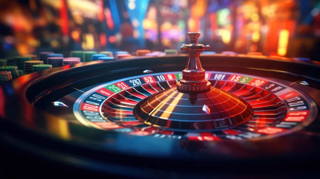 Tampilan meja kasino virtual dengan dealer live yang ramah